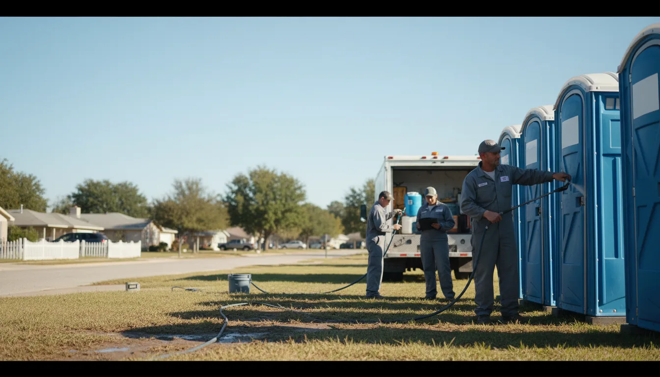 Long-Term Portable Toilet Rental in Little Elm, TX near me
